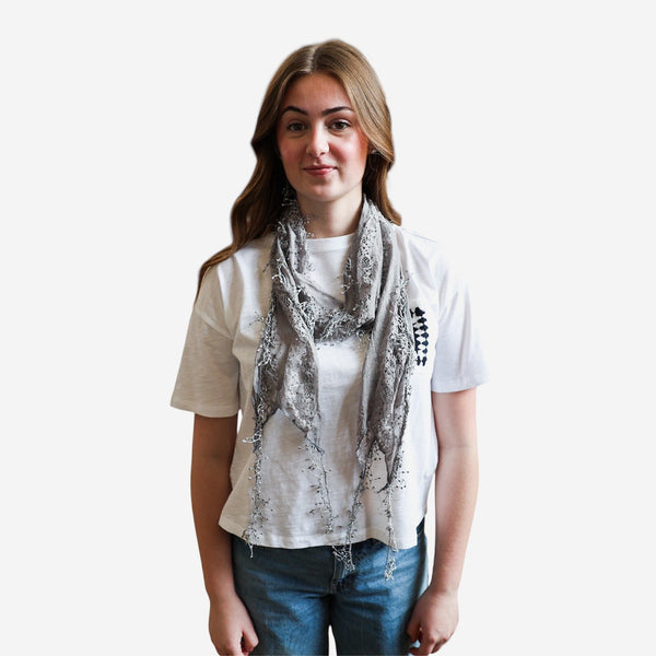 Lacy Scarf With Drops - Lady of the Lake