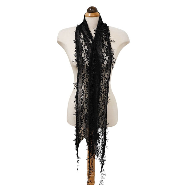 Lacy Scarf With Drops