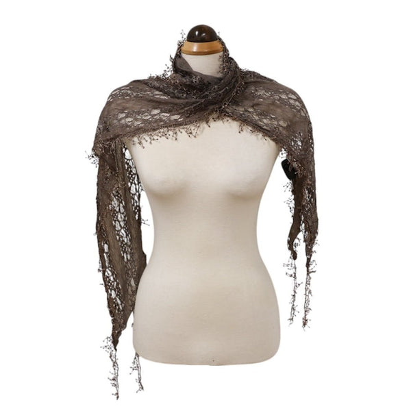 Lacy Scarf With Drops