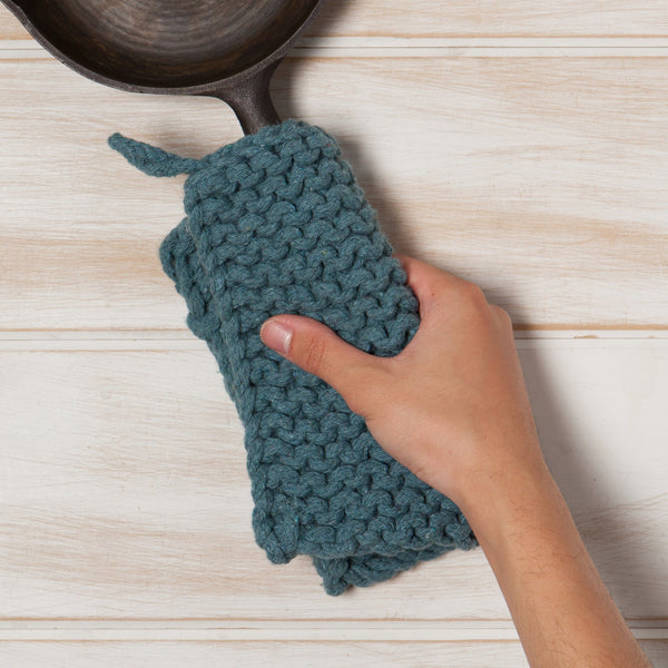 Lagoon Knit Potholder - Lady of the Lake