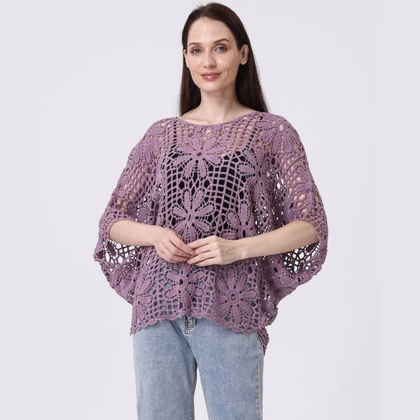 Larissa Loose Knit Summer Cover Up - Lady of the Lake
