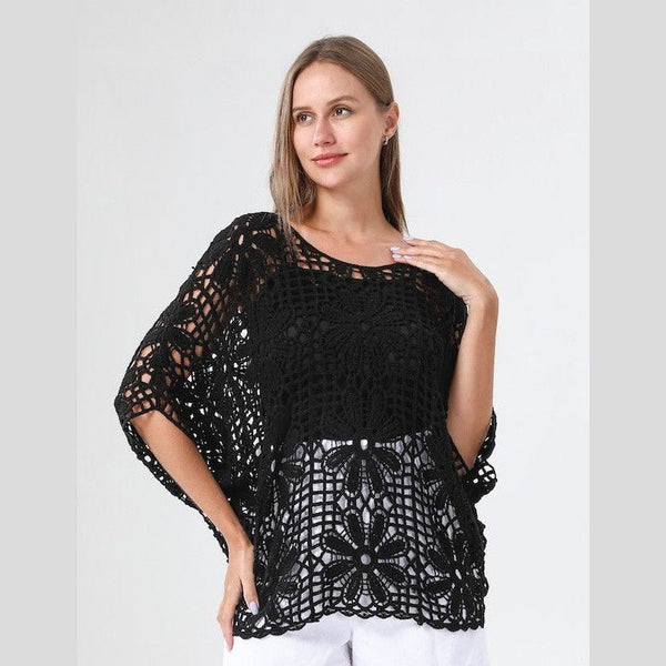 Larissa Loose Knit Summer Cover Up - Lady of the Lake