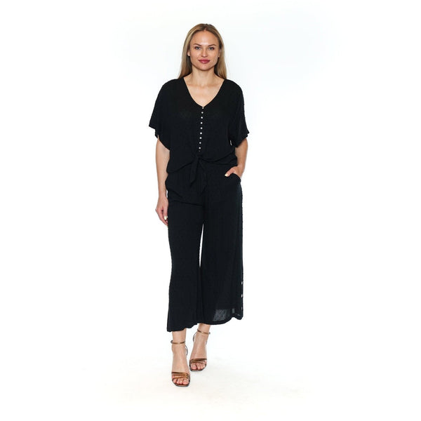 Layla Flowy T-Shirt With Tie Bottom - Lady of the Lake