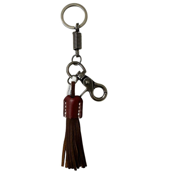 Leather Keychain With Tassel - Lady of the Lake