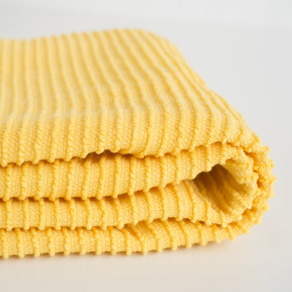 Lemon Yellow Ripple Dishtowel - Lady of the Lake
