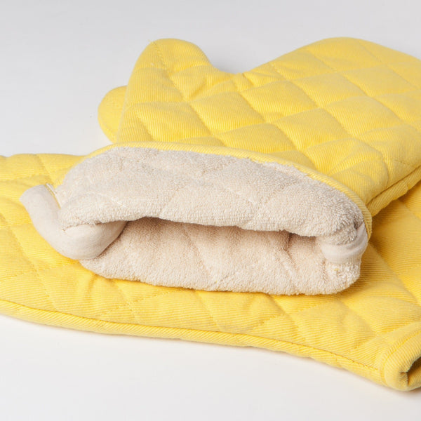Lemon Yellow Superior Oven Mitt - Lady of the Lake
