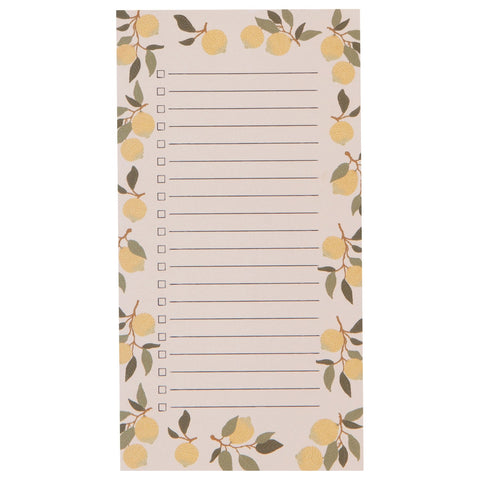 Lemons List It Magnetic Notepad - Lady of the Lake