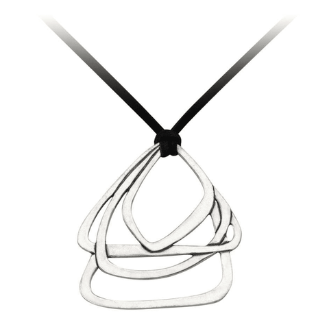 Lentia Pendant Necklace On Suede Cord - Lady of the Lake