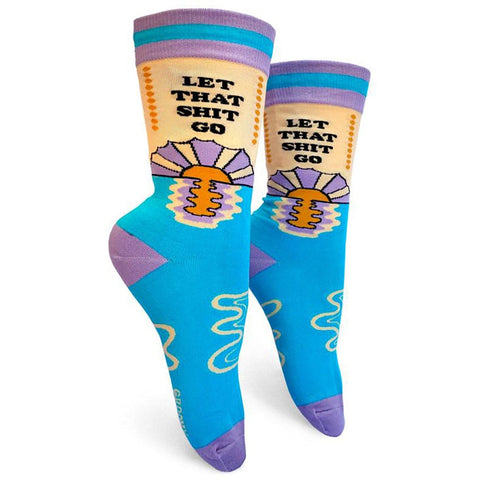 Let That Shit Go - Women's Crew Socks