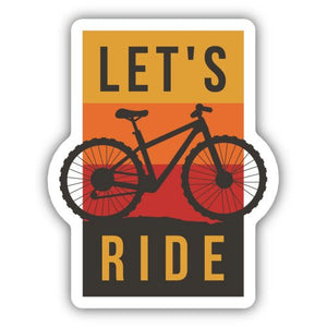 Let's Ride Sticker