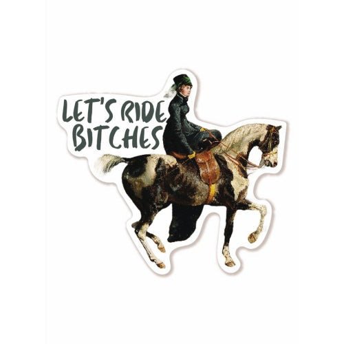 Let's Ride Sticker