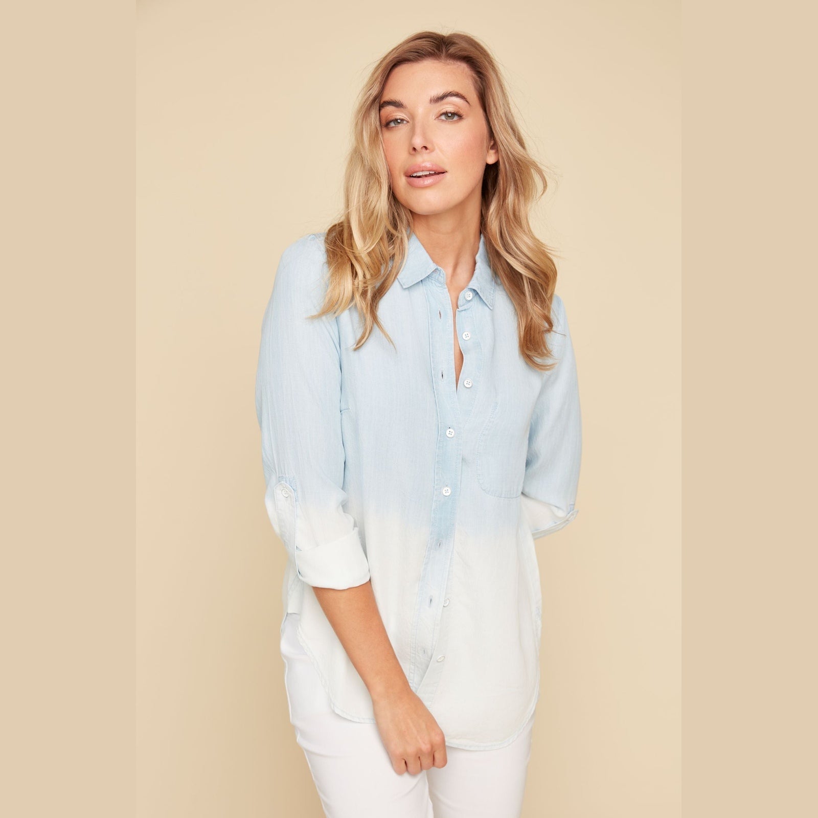 Lia Woven Ombre Blouse - Lady of the Lake