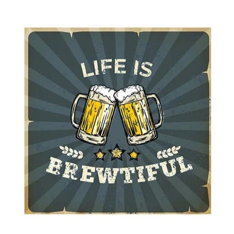 Life Is Brewtiful - Paper Napkins - Lady of the Lake