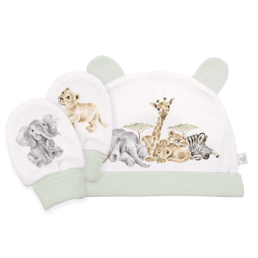 Little Savannah - Newborn Hat & Mitten Set - Lady of the Lake