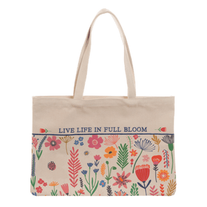 Live Life In Full Bloom - Tote Bag - Lady of the Lake