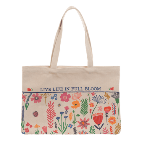 Live Life In Full Bloom - Tote Bag - Lady of the Lake