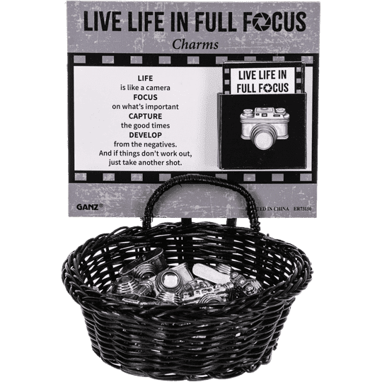 Live Life in Full Focus - Camera Charm