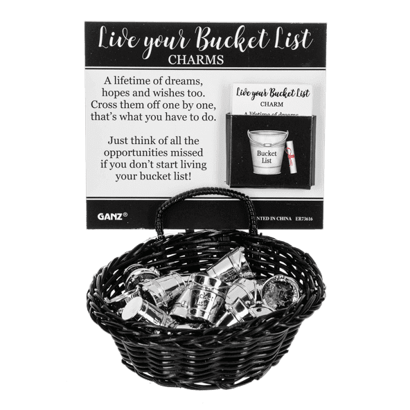 Live Your Bucket List - Bucket Charm