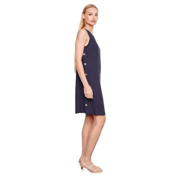 Londyn Sleeveless Linen Blend Dress - Lady of the Lake