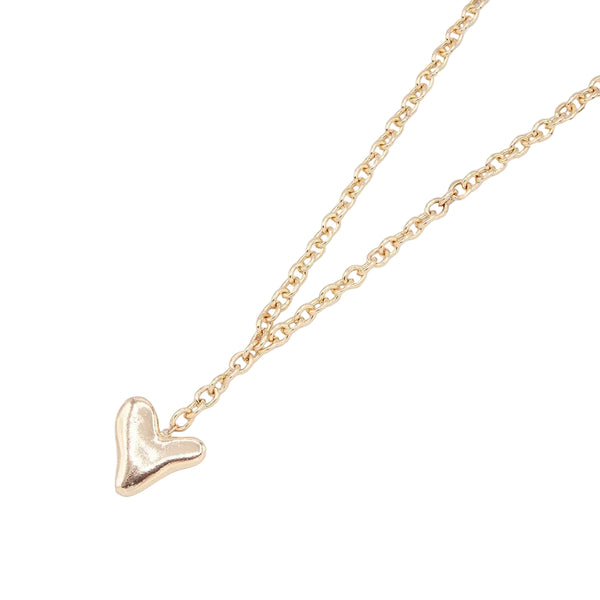 Long Necklace With Heart Pendant - Lady of the Lake
