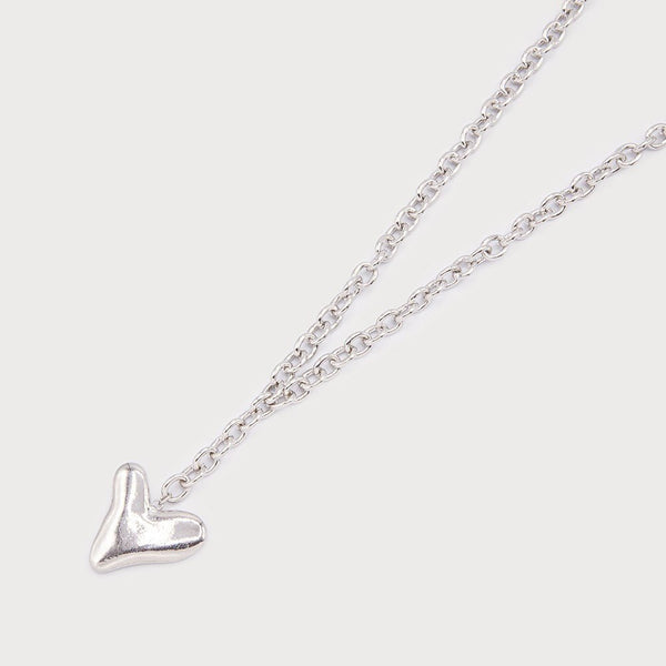 Long Necklace With Heart Pendant - Lady of the Lake