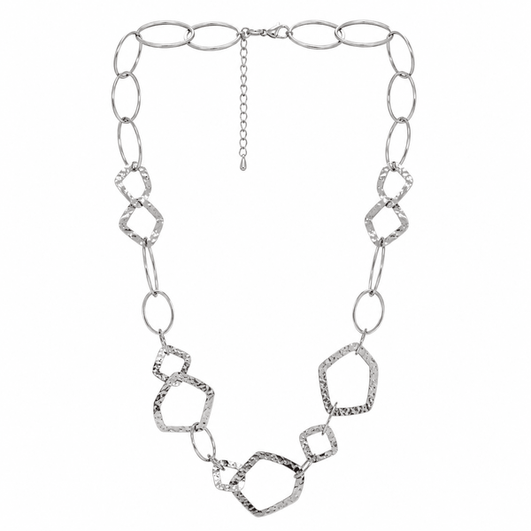 Long Necklace With Irregular Shaped Loops - Lady of the Lake