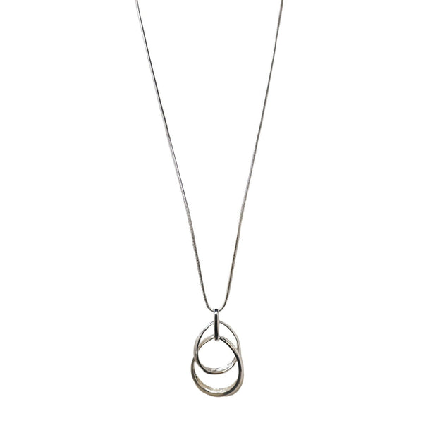 Long Necklace With Oval Pendants - Lady of the Lake