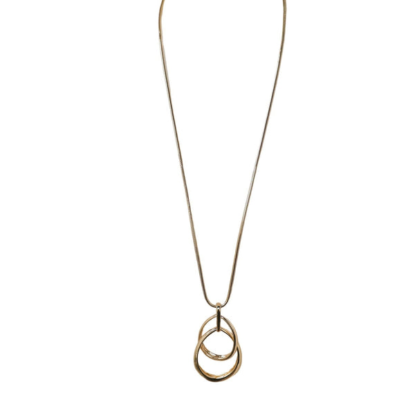 Long Necklace With Oval Pendants - Lady of the Lake