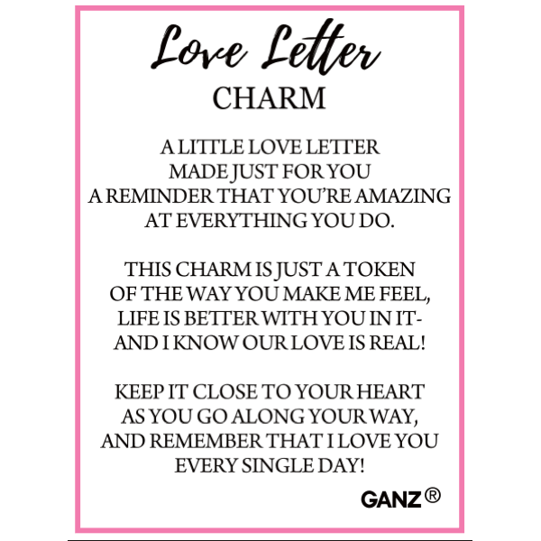 Love Letters - Letter Charm - Lady of the Lake
