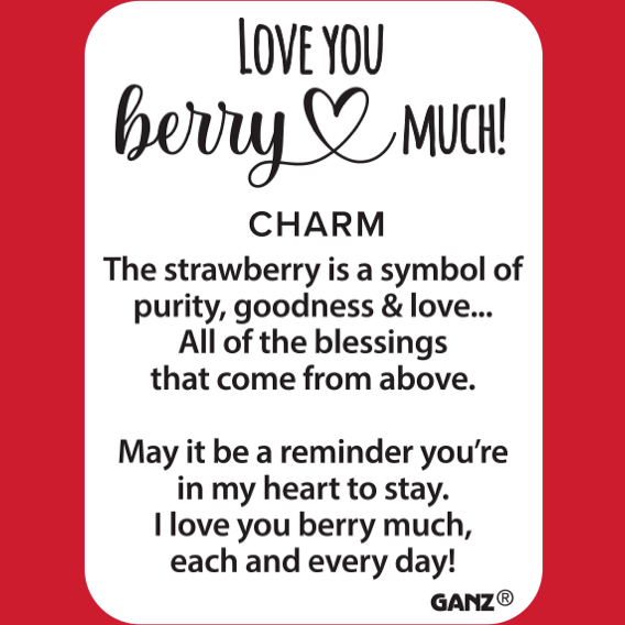 Love You Berry Much - Strawberry Charm - Lady of the Lake