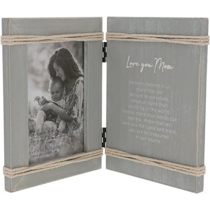 Love You Mom - Hinged Sentiment Photo Frame - Lady of the Lake