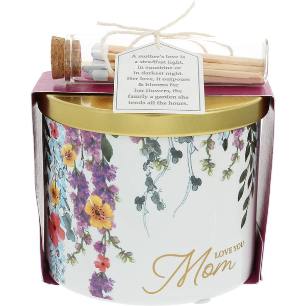 Love You Mom - Soy Wax Candle With Matches - Lady of the Lake