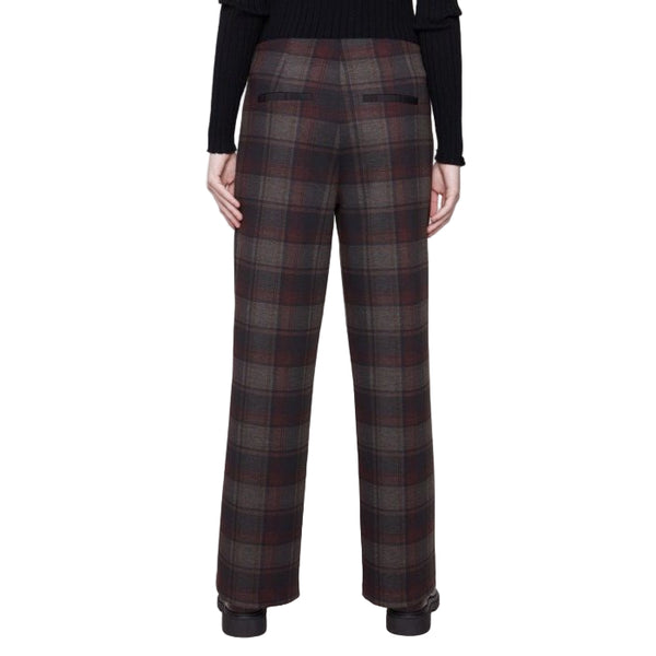 Lucia Printed Pull - On Ponte Wide Leg Pants - Lady of the Lake