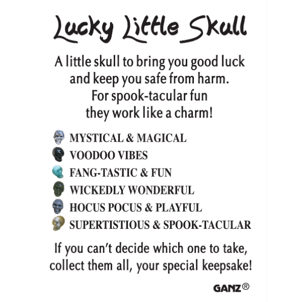 Lucky Little Skull - Skull Charm - Lady of the Lake