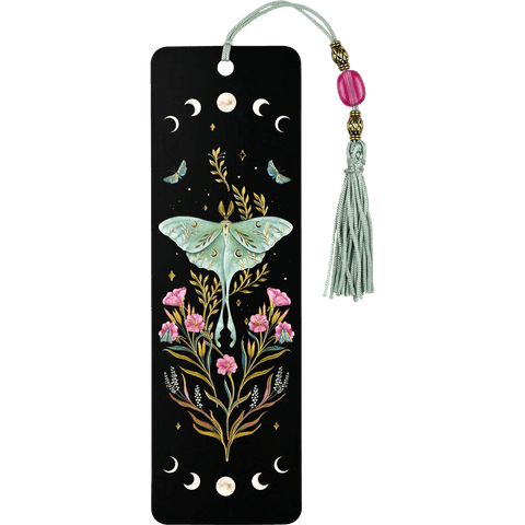 Luna Moth Beaded Bookmark - Lady of the Lake