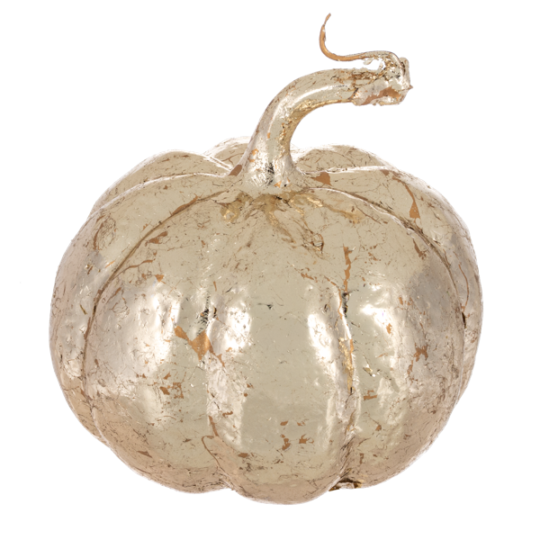 Golden Pumpkin Figurine