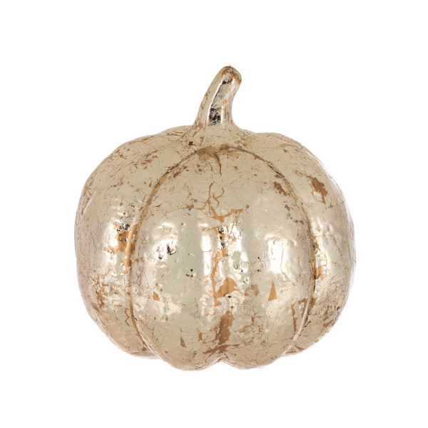 Golden Pumpkin Figurine