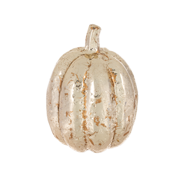 Golden Pumpkin Figurine