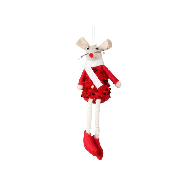 Madeline Mantel Mouse Ornament