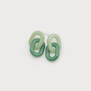 Mae Resin Link Earrings