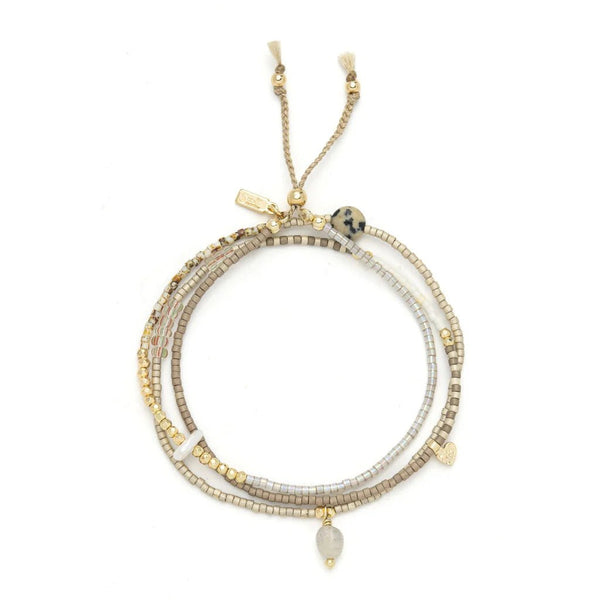 Magic | Labradorite - Mixed Media Bracelet / Necklace - Lady of the Lake