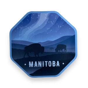 Manitoba Be Wild Plains Sticker