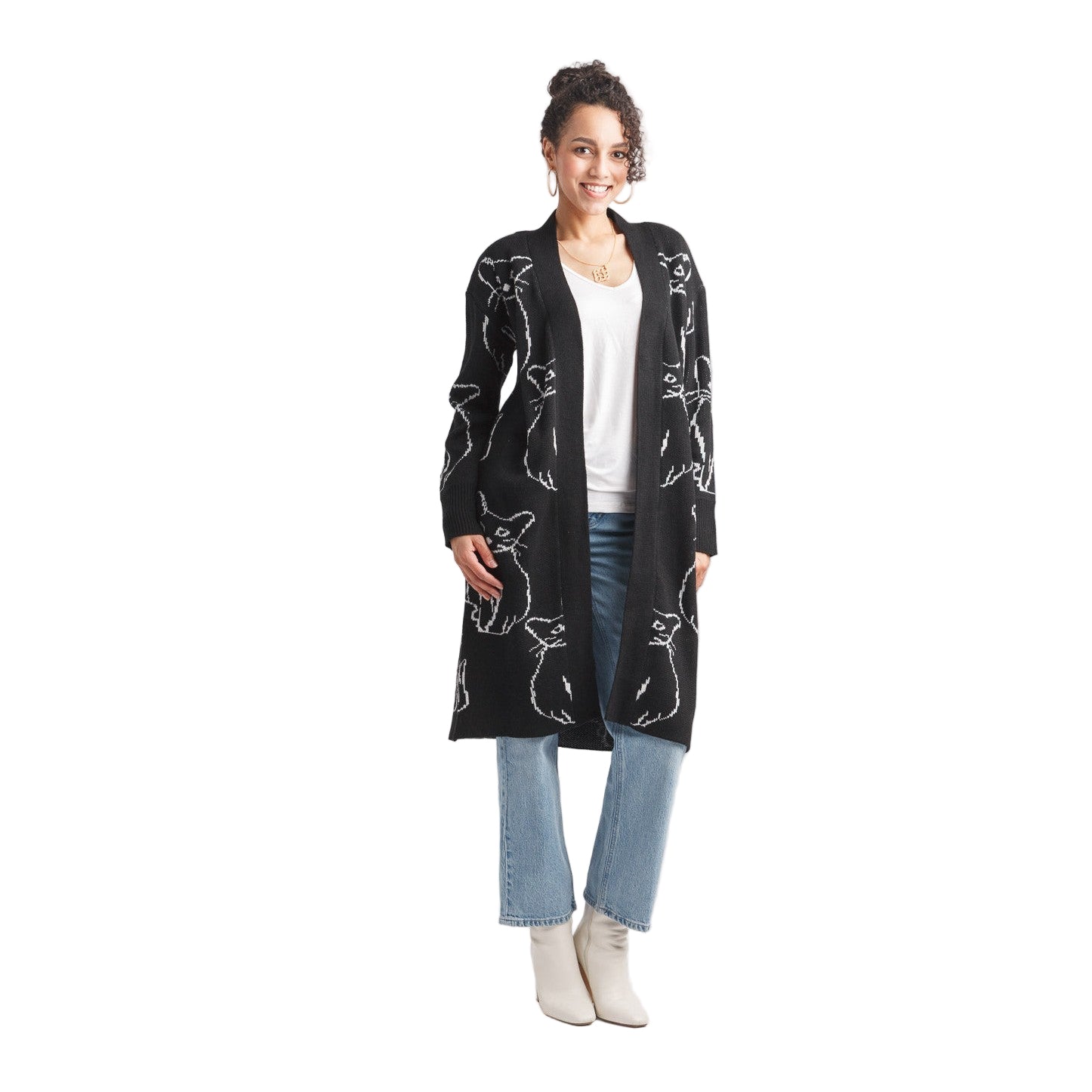 Marie Cat Knit Cardigan - Lady of the Lake