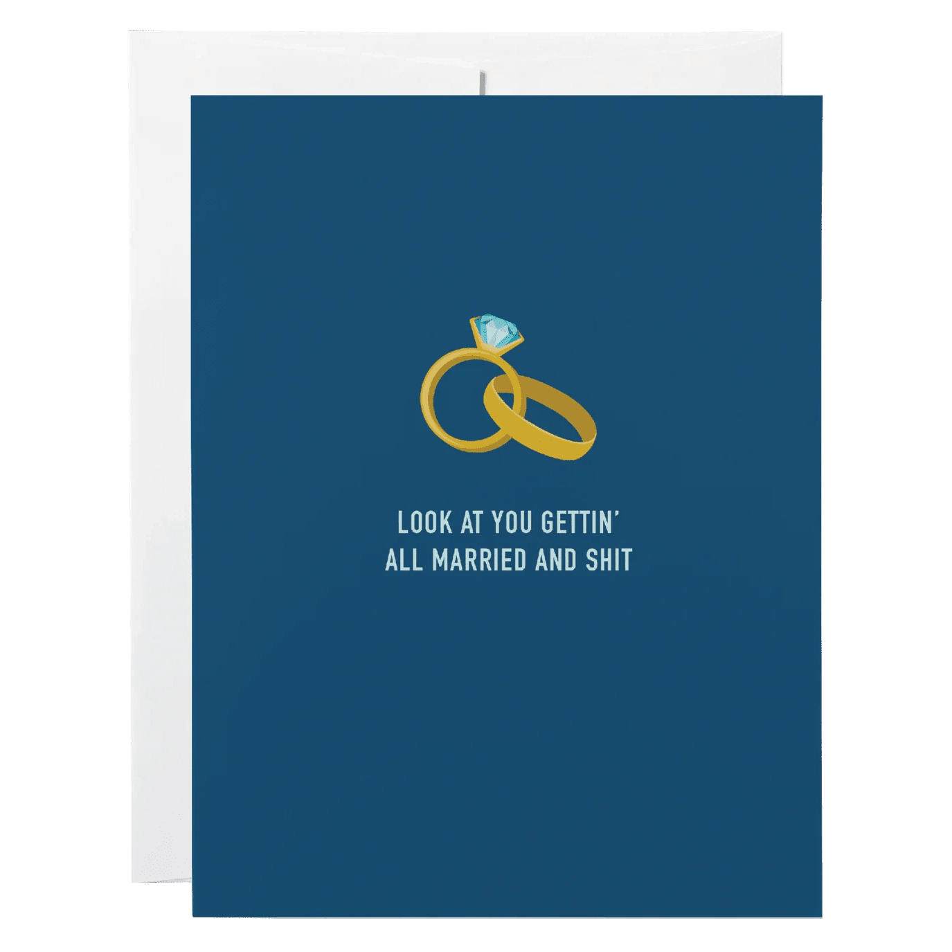 Married & Shit - Greeting Card - Wedding