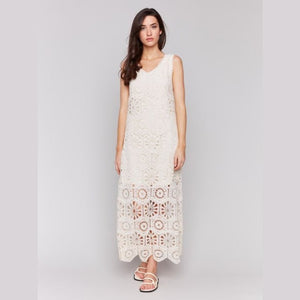 Mary Cotton Crochet Sleeveless Maxi Dress - Lady of the Lake