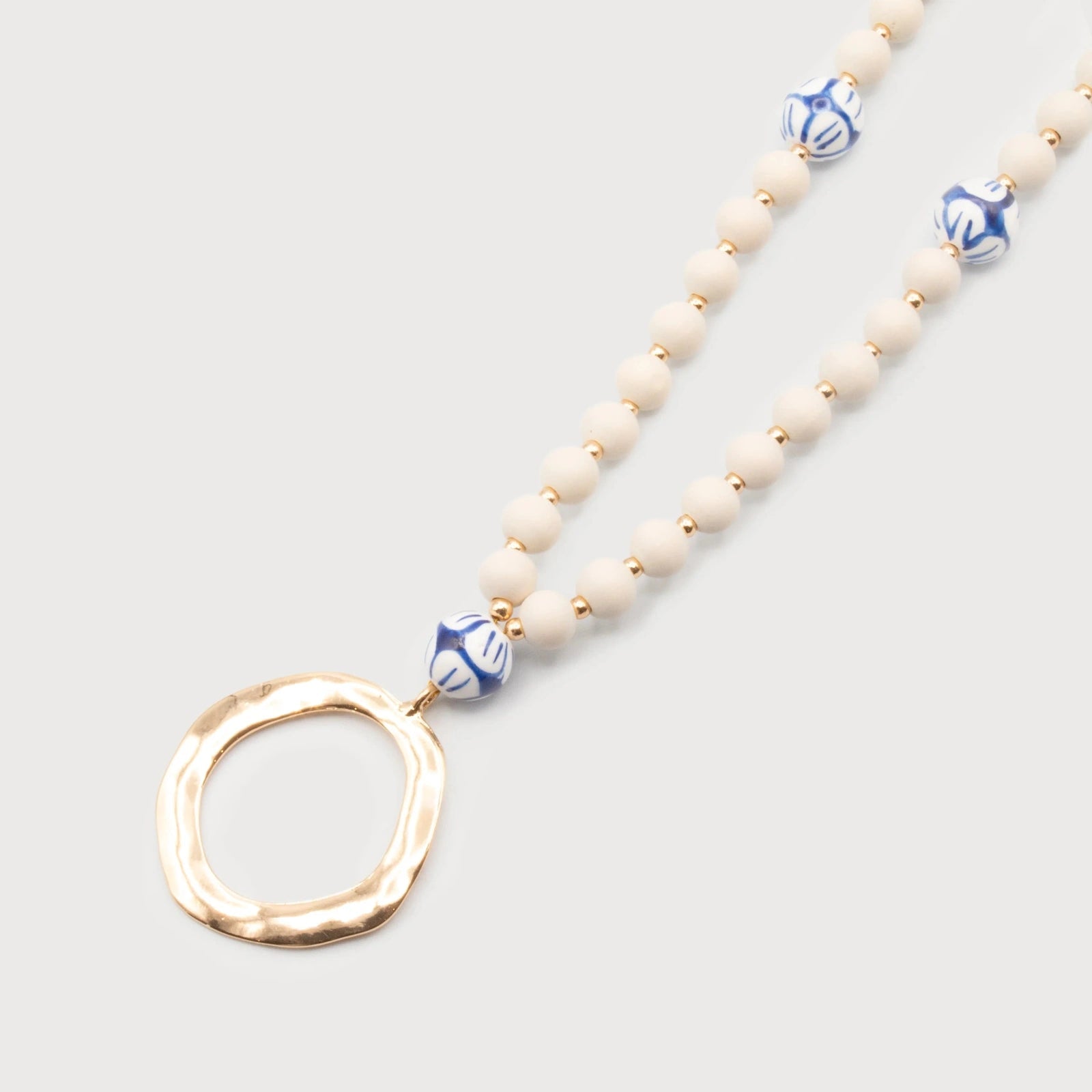 Matera White & Gold Necklace
