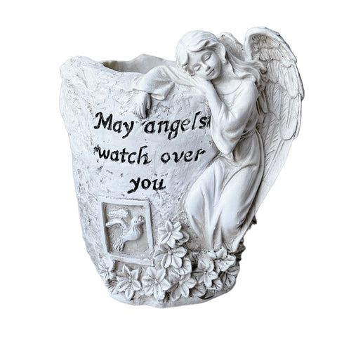 May Angels Watch Over You Planter