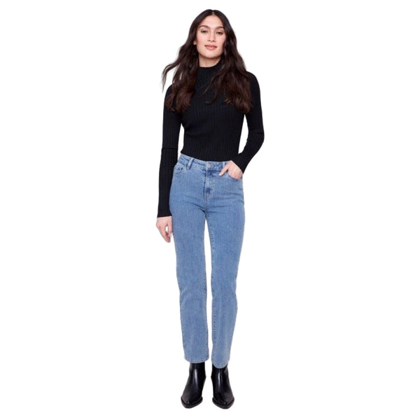 Melanie Denim Corduroy Straight Leg Pants - Lady of the Lake