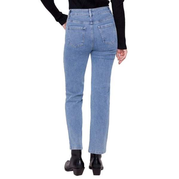 Melanie Denim Corduroy Straight Leg Pants - Lady of the Lake