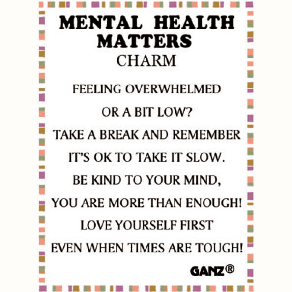 Mental Health Matters Charm - Lady of the Lake